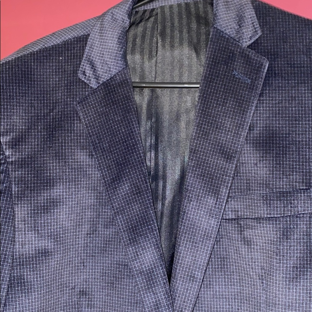 Bachrach velvet feel sport coat. Like new.